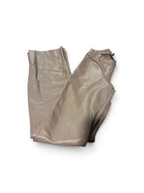 NWT SKIMS Taupe Faux Leather Pants